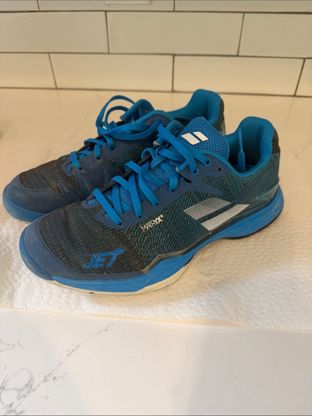 Men's Jet Match ll Babolat All Court Tennis Shoes 7 1/2